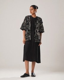 Mj Cutwork Jacket Set