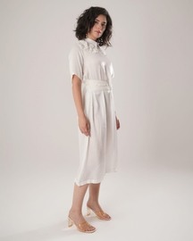 Flow Corset Dress - White