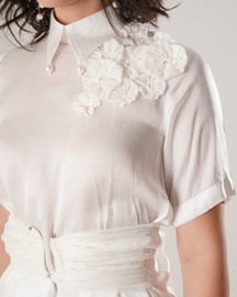 Flow Corset Shirt - White