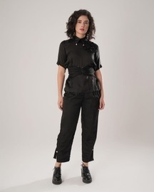 Flow Corset Shirt - Black