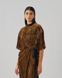 Bronze Hour T-Shirt Dress