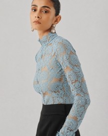 Muse Bodysuit In Sky Blue