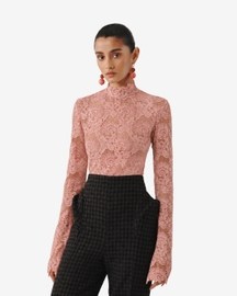 Muse Bodysuit In Blush Pink