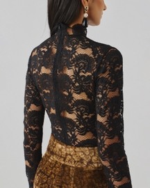 Muse Bodysuit In Shadow Black