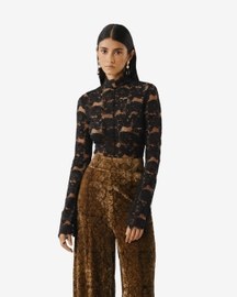 Muse Bodysuit In Shadow Black