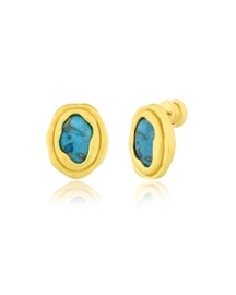 Turquoise Ocean Studs