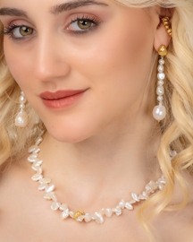 Mishappened Pearl Earrings