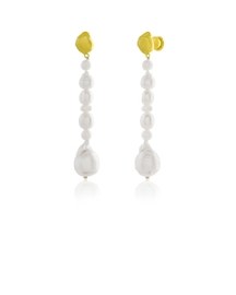 Mishappened Pearl Earrings