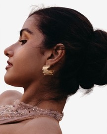 Golden Net Hoops