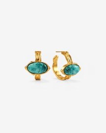 Turquoise Eye Drop Earrings