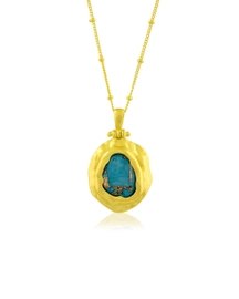 Turquoise Mineral Necklace