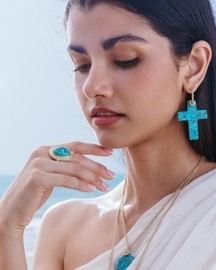 Turquoise Emblem Ring