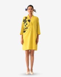 Mono Citrus Sicily Appliqué Dress