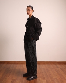 French Chore Shirt-Black