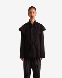 French Chore Shirt-Black