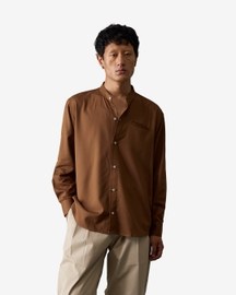 Tencel Shirt - Brown - Men
