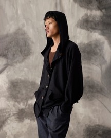 Black Dolman Hoodie - Men