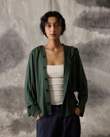 Green Dolman Hoodie - Women