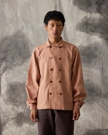 Peach Work Shirt Linen - Men