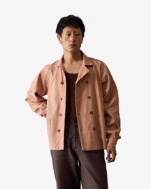 Peach Work Shirt Linen - Men