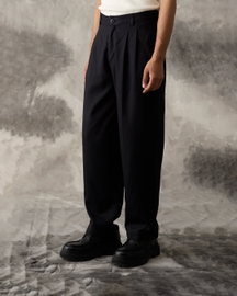 Black Tencel Trousers - Men