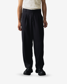 Black Tencel Trousers - Men