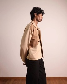 Fleece Pullover Beige