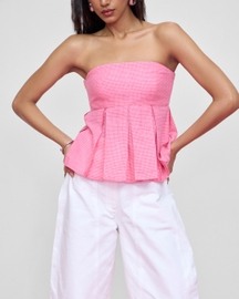 Box Pleat Top (Pink)
