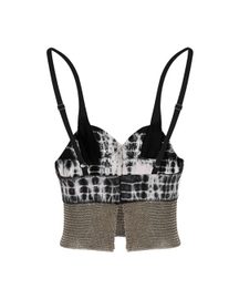 Tie-Dye Bralette With Chainmail Hem