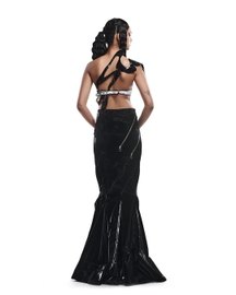 Tulle Mesh Bralette With Liquid Patch
