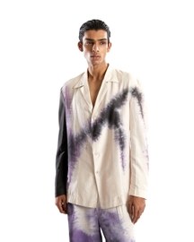Purple Dye Jacket Co-ord Set