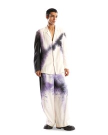 Purple Dye Jacket Co-ord Set