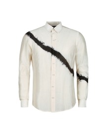 Classic Tie-dye Stripe Button Down Shirt