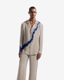 Crepe resort shirt