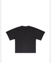 Black Round Neck Econyl T-shirt