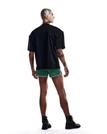 Black Econyl Power Shoulder Shirt