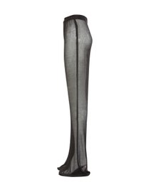 Black Recycle Mesh Pants