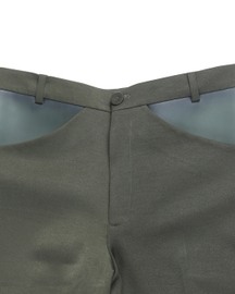 Olive Dutch Satin Rubber Pants