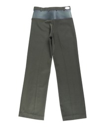 Olive Dutch Satin Rubber Pants