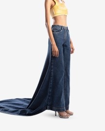 Denim Train Pants