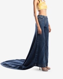 Denim Train Pants