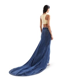 Denim Train Pants