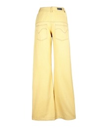 Yellow Handwoven Denim Pants