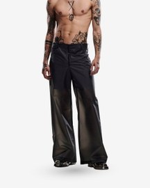 Wide Hem Rubber Pants