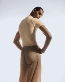 Wide Hem Paper Pants