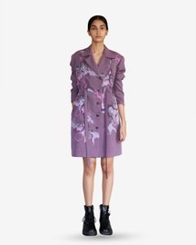 Mauve Map Coat Dress
