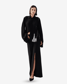 The Last Feather Line Embrodidery Shirt