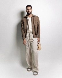 Cut Pleat Bomber Jacket