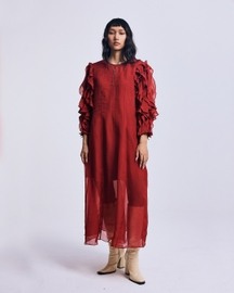 The Scarlet Fold Dress