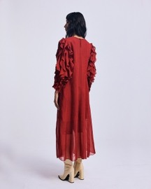 The Scarlet Fold Dress
